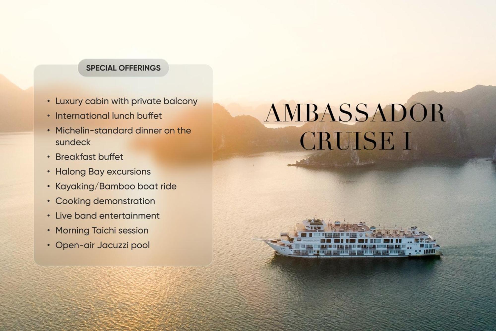 Hotel Ambassador Cruise Halong Bay Hạ Long Exterior foto